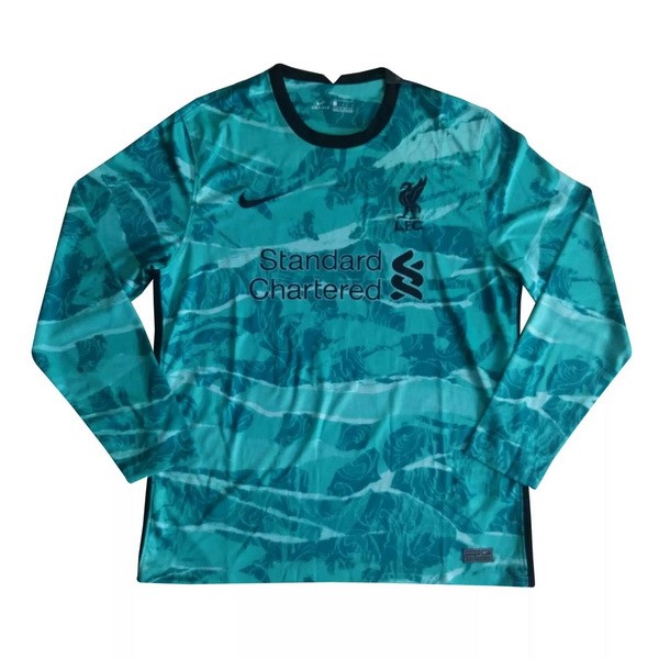 Tailandia Camiseta Liverpool 2ª ML 2020/21 Azul